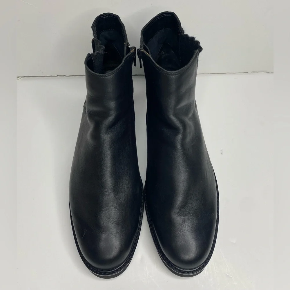 Mephisto Silva Black Leather Chelsea Boots Sz 11